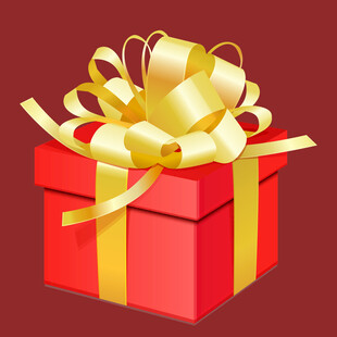 红色精美礼品盒