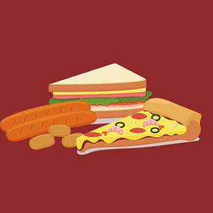 美味西式快餐组合