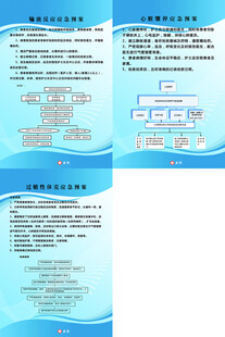 蓝色医疗规章制度应急预案