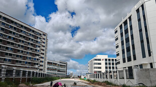 现代城市建筑群景观