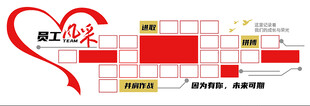 员工风采文化墙
