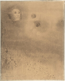 抽象人物风景绘画作品