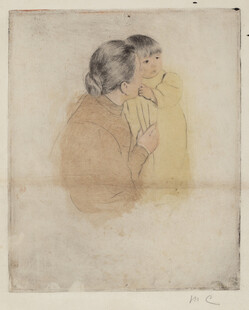 复古风格女性肖像画