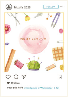 水彩画 服装元素图案