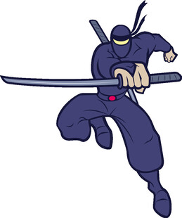 跳跃的忍者武士