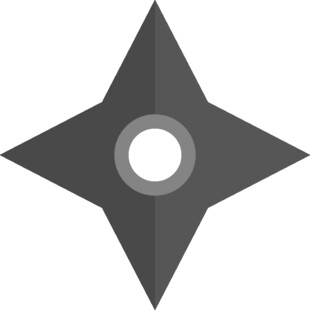 星形刀片图标