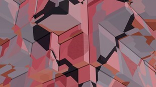 抽象几何粉色系艺术图案
