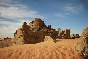 峡谷独特岩石景观