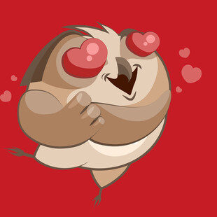 爱心萌宠欢乐跳跃