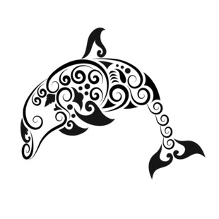 海豚图案