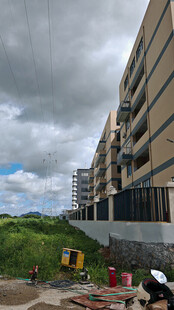 城市在建建筑与周边景观