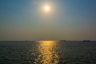 海上落日美景