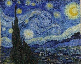 梵高星夜经典油画
