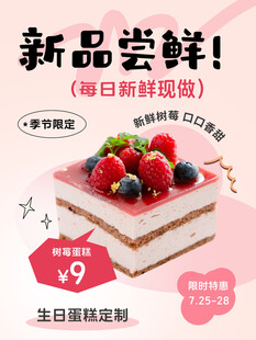 蛋糕新品尝鲜