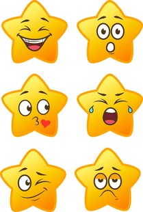 可爱星星表情集合