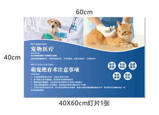 宠物围栏海报展示