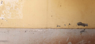 墙面污渍破损景象