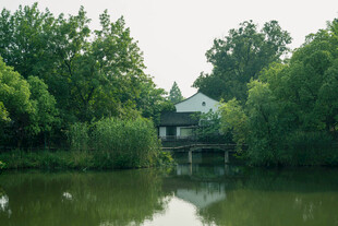 湖畔林间小屋