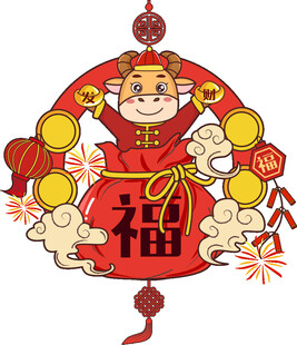 虎年福袋贺岁图