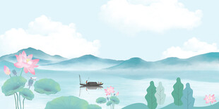 夏日荷塘
