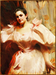 古典优雅的女士肖像