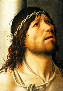 头戴荆棘冠的受难者