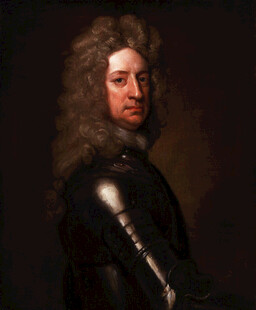 古典长发男子肖像画