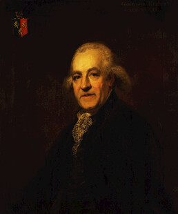 古典肖像画中的白发绅士