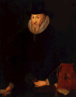 古典装扮男士肖像画