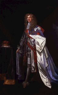 身着华丽服饰的历史人物