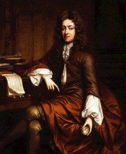 古典装扮人物端坐书房