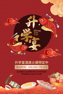 开业大吉喜庆装饰海报