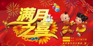 满月之喜海报