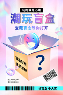 盲盒海报