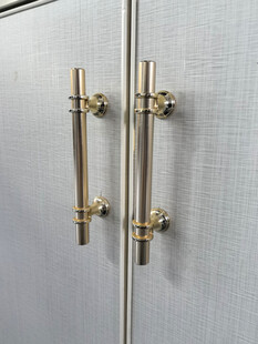 精致黄铜柜门把手