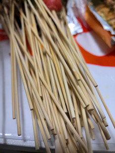 竹签特写