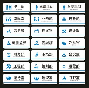 办公室门牌