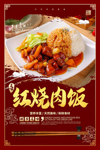 红烧肉饭图片