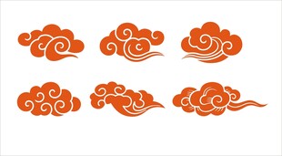 中式传统祥云图案集合