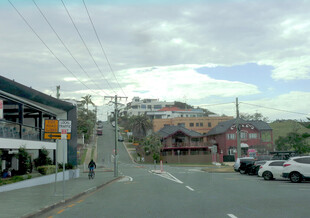 小镇街道风景