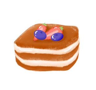 卡通蛋糕素材