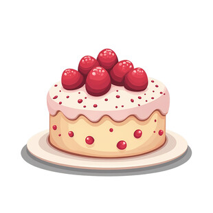 卡通草莓蛋糕