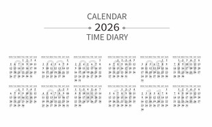 2026年马年年历