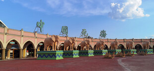 中国死海入口广场景观