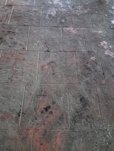 老旧斑驳的地面纹理