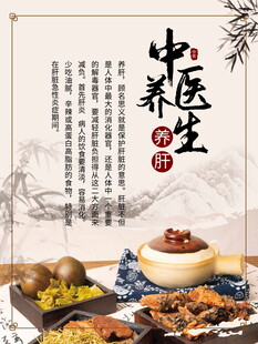 传统中医养生食材展示