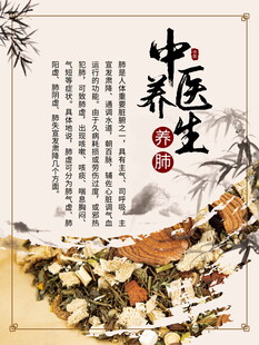 中医养生药材展示图