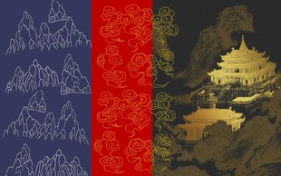 中式传统建筑图案纹理