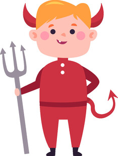 可爱小恶魔造型人物