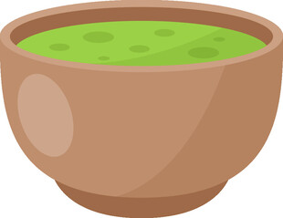 一碗绿色浓汤